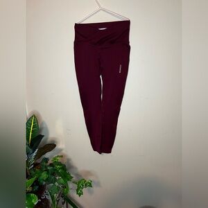 Maroon Kids Leggings
